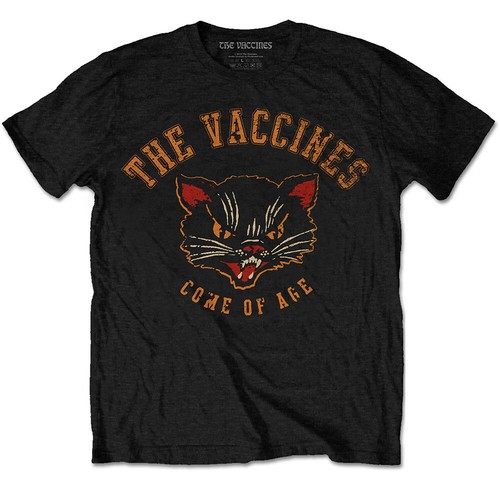 The vaccines cat black shirt - vaccines,
