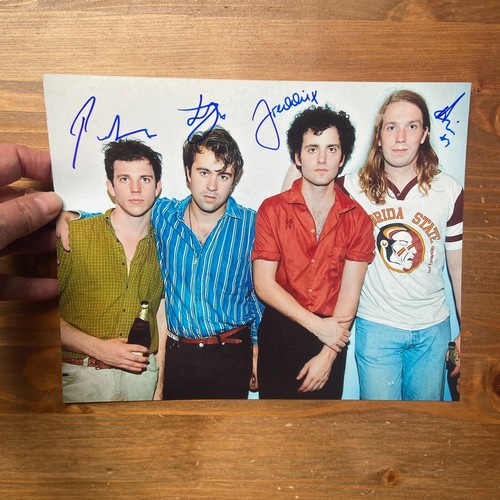 The vaccines hand signed - *,